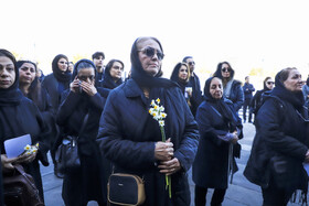 مراسم تشییع پیکر استاد مهدی ثانی پدر معنوی تئاتر کرمان