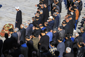 مراسم تشییع پیکر استاد مهدی ثانی پدر معنوی تئاتر کرمان